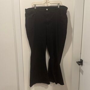 SHEIN Black Flare & Wide Leg Jeans